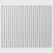 Papier Cadeau Balance de justice noire sur fond blanc (Plat)