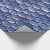 Papier Cadeau Balances bleues de mer de sirènes (Coin)