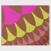 Papier Cadeau Balances roses et Brown (Plat)