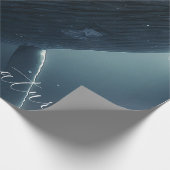 Papier Cadeau Baleine à bosse étonnante (Coin)