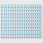 Papier Cadeau Baleines (Plat)