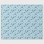 Papier Cadeau Baleines (Plat)