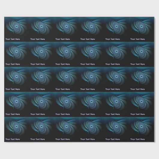 Papier Cadeau Baleines à glace (Plat)