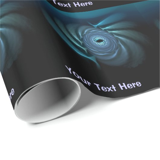 Papier Cadeau Baleines à glace (Coin rond)