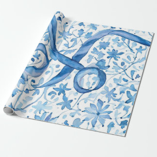 Papier Cadeau Balises Cadeau bleu Pastel doux