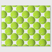 Papier Cadeau Ball de tennis (Plat)
