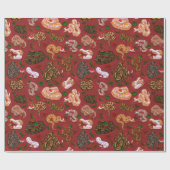 Papier Cadeau Ball Python Morph Red (Plat)