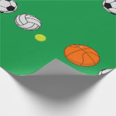 Papier Cadeau Ball Sports (Coin)