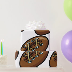 Papier Cadeau Balle de rugby