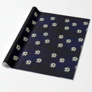 Papier Cadeau Balle de soccer Sporty Enveloppement Papier-Profon