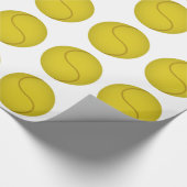 Papier Cadeau Balle de tennis (Coin)