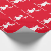 Papier Cadeau Ballerina et Nutcracker Joyeux Noël (Coin)