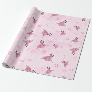 Papier Cadeau Ballerina Nutcracker Ballet