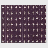 Papier Cadeau Ballerina Pour Noël/Anniversaire (Plat)