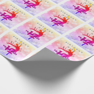 Papier Cadeau Ballerina Thème Cadeau Envelopper Anniversaire HAM