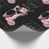 Papier Cadeau Ballerina Toe Chaussures Custom Event (Coin)