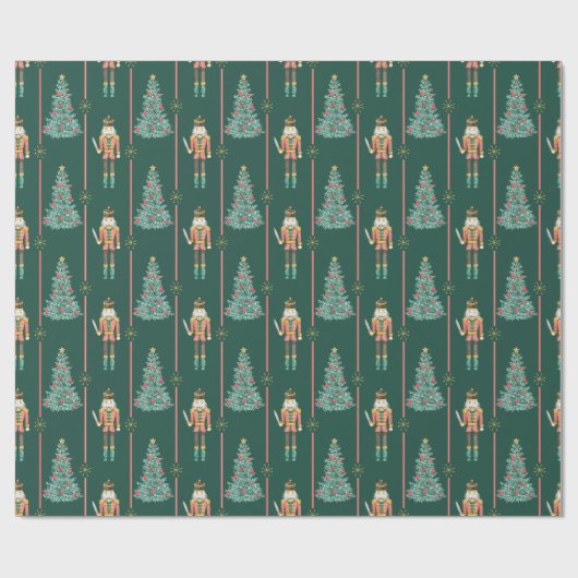 Papier Cadeau Ballerina Vintage Noël (Plat)