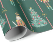 Papier Cadeau Ballerina Vintage Noël (Coin rond)