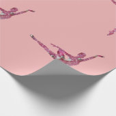 Papier Cadeau Ballerine de fée de prune de sucre (Coin)