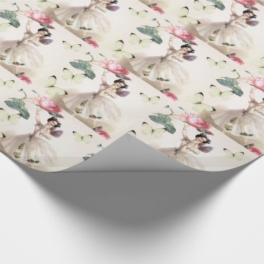 Papier Cadeau Ballerine féerique (Coin)