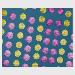 Papier Cadeau Balles de Décor