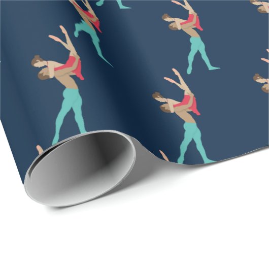 Papier Cadeau Ballet (Coin rond)