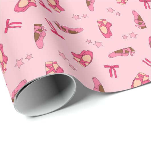 Papier Cadeau Ballet (Coin rond)