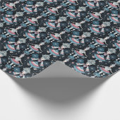 Papier Cadeau Ballet Casse-Noix Enchantant, Arlequin (Coin)