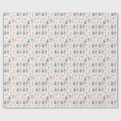 Papier Cadeau Ballet Casse-noix rose mignon (Plat)