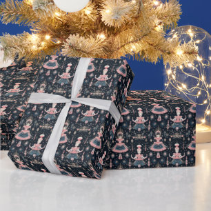 Papier Cadeau Ballet Classique Casse-Noix, Gingembre Rose Mère