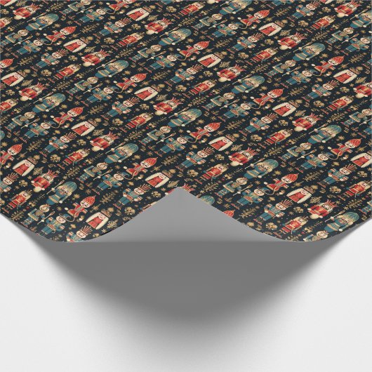 Papier Cadeau Ballet classique Green & Red Nutcracker (Coin)