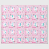 Papier Cadeau Ballet d'aquarelle de ballet de ballet de ballet d (Plat)