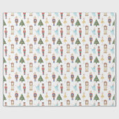 Papier Cadeau Ballet de craquelette d'aquarelle (Plat)