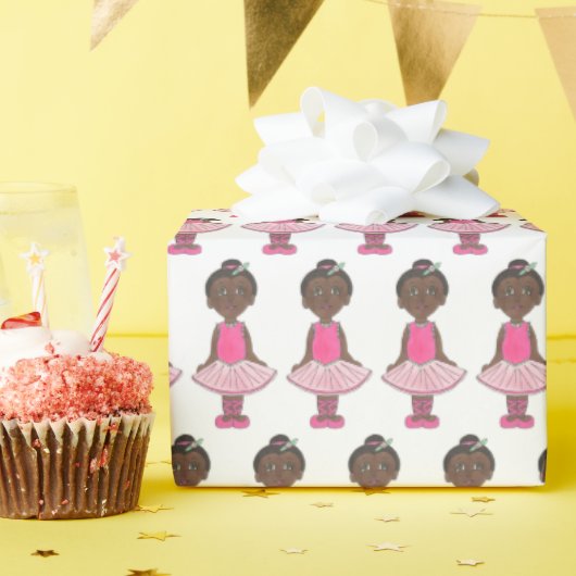 Papier Cadeau Ballet rose Tutu Anniversaire Danse Enseignant Bal (Fête d'anniversaire)