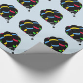 Papier Cadeau Ballon à air chaud (Coin)