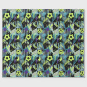 Papier Cadeau ballon de football (Plat)