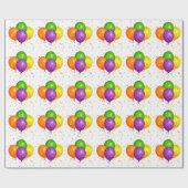 Papier Cadeau Ballons (Plat)