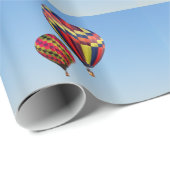 Papier Cadeau Ballons à air chaud (Coin rond)