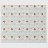 Papier Cadeau Ballons aquarelles (Plat)