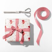 Papier Cadeau Ballons cardiaques