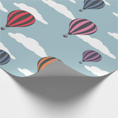 Papier Cadeau Ballons chauds colorés (Coin)