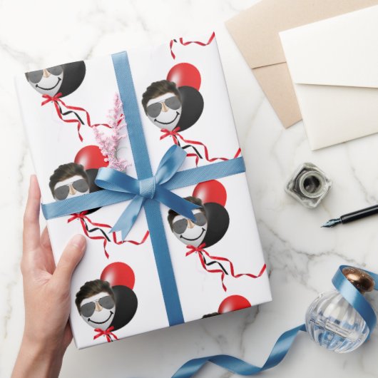 Papier Cadeau Ballons d'anniversaire (Cadeaux)
