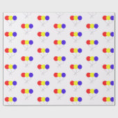 Papier Cadeau Ballons d'anniversaire (Plat)