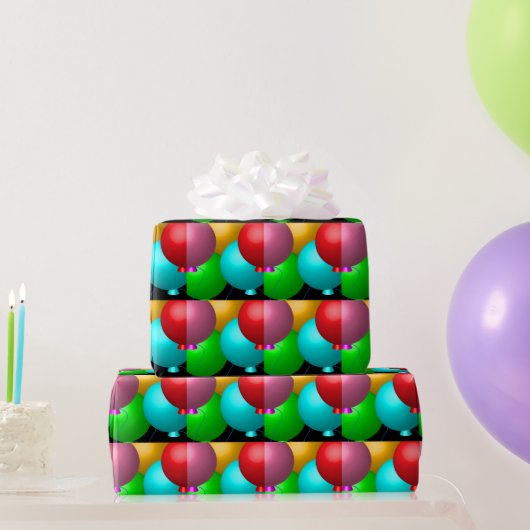 Papier Cadeau Ballons d'anniversaire (Cadeaux de fête)
