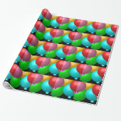 Papier Cadeau Ballons d'anniversaire (Déroulé)