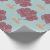 Papier Cadeau Ballons d'anniversaire heureux (Coin)