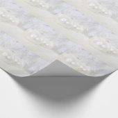 Papier Cadeau Ballons de Noël blanc sur papier Arrière - plan de (Coin)