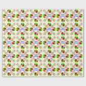 Papier Cadeau Ballons de plage et danse folle - joyeux (Plat)