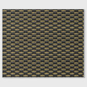 Papier Cadeau Ballons d'or bravo à 40 ans 40e anniversaire (Plat)