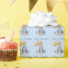 Ballons en or Lapin Classique Premier Anniversaire